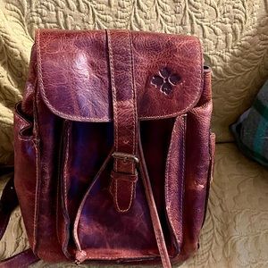 Patricia Nash leather backpack/purse